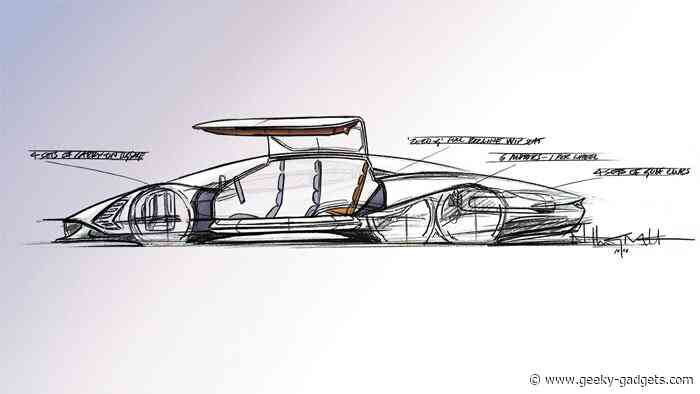 Hennessey Project Deep Space is a six-wheel EV concept