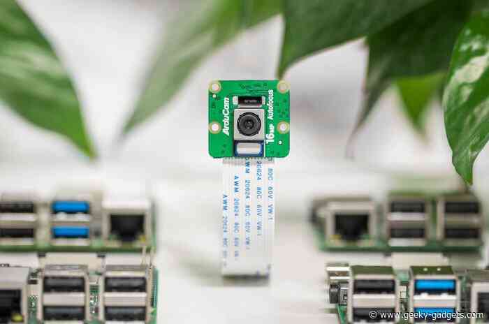Arducam Raspberry Pi hi resolution 16 megapixel autofocus camera