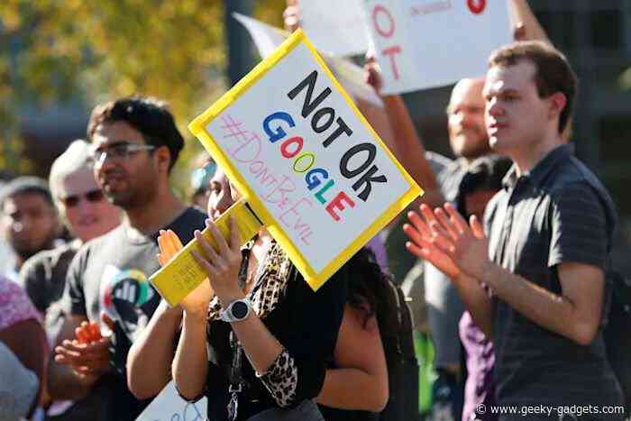 Google workers sue over allegedly violating ‘don’t be evil’ motto