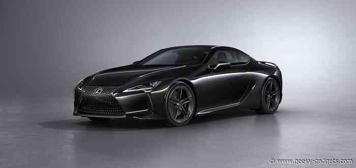 2022  Lexus LC Coupe and LC Convertible gets new features