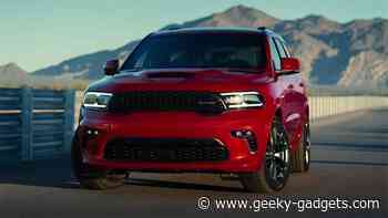 Dodge Durango R/T Plus trim lands for 2022