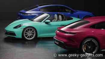Porsche expands its custom color options with Paint to Sample