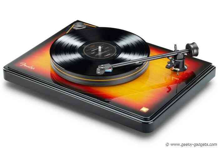 Fender PrecisionDeck Sunburst Limited Edition turntable $3,495