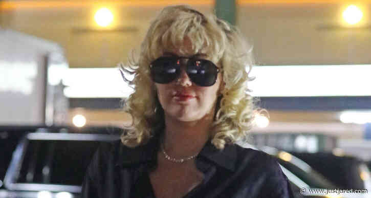Miley Cyrus Goes Cool in All Black Outfit for Trip to Music Studio
