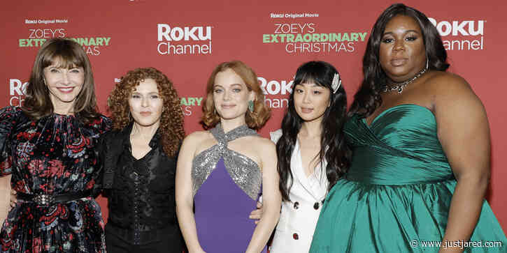 Jane Levy & Skylar Astin Celebrate 'Zoey's Extraordinary Christmas' Premiere With Their Co-Stars
