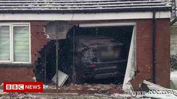 Bolton house crash: Man charged after woman, 92, seriously injured - BBC News
