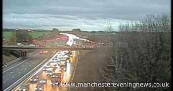 Delays on M61 in Bolton caused by 'overturned vehicle' - LIVE updates - Manchester Evening News