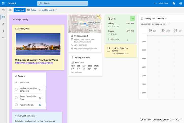 How to use Outlook’s new calendar board view to organize your work
