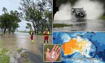 Australia La Nina weather: Melbourne blasted by huge hail storms as man dies in Queensland flooding