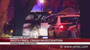 Rochester Police looking into shots fired, stolen car crashed into tree near Conkey Avenue