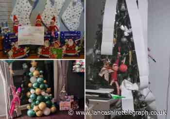 Photos of Elf on the Shelf as Christmas countdown begins