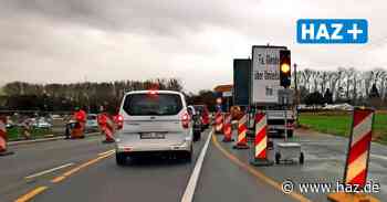 Hemmingen: Verkehr auf alter B3 läuft einspurig wegen Stadtbahn-Baustelle - Hannoversche Allgemeine