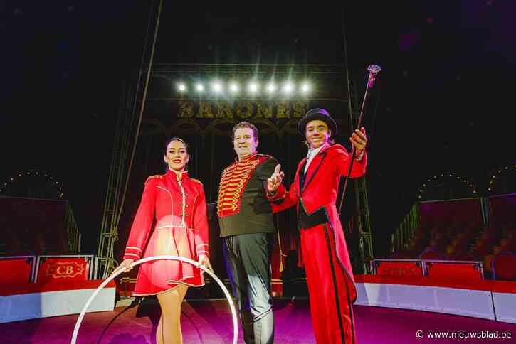 Circus Barones slaat tenten op aan Spoor Oost: “Het is een kunst om kinderen twee uur op hun stoel te houden”