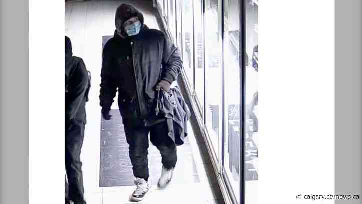 Suspect wearing distinctive shoes captured on video during Lethbridge break-in