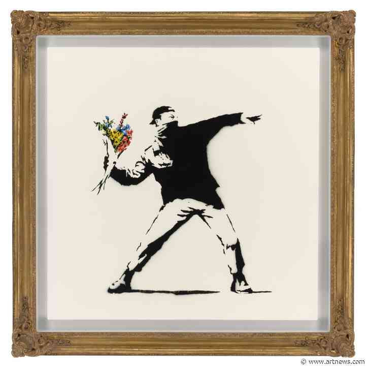 Banksy’s ‘Love Is in the Air’ to Be Fractionalized into 10,000 NFTs