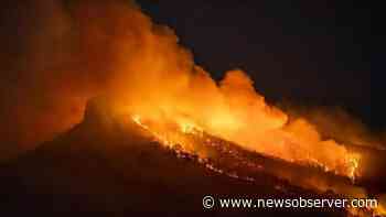 Forest fire continues burning on Pilot Mountain in North Carolina - Raleigh News & Observer