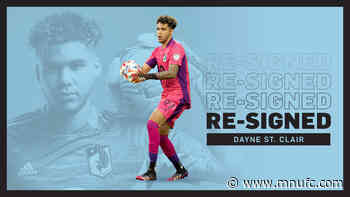 Dayne St. Clair Signs New Contract - Minnesota United FC