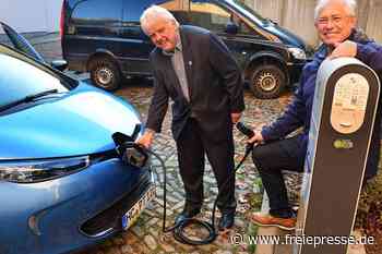 Strom tanken im Stadtzentrum - Freie Presse