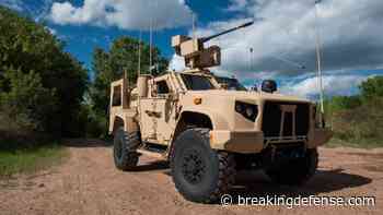 Oshkosh Defense to build another 1,600 JLTVs for the Army