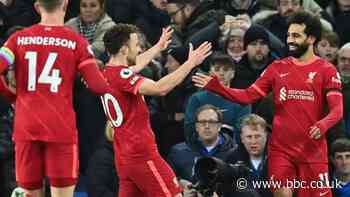 Salah scores twice as Liverpool cruise past Everton in derby