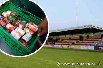 Carmarthen Town Football Club donations appeal for food bank - In Your Area