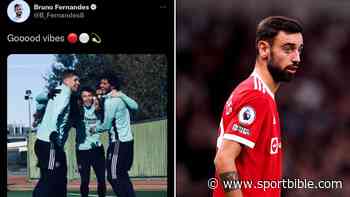 Fans React As Bruno Fernandes' Social Media Team Seemingly Forgets To Switch Accounts - SPORTbible