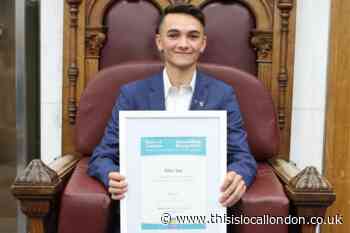 Olympian Alex Yee receives Mayor of Lewisham’s Recognition award