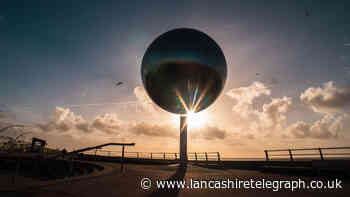 Town's iconic Mirror Ball sculpture dazzles once again