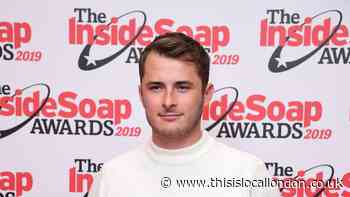 BBC Eastenders' Max Bowden supported by colleagues after three friends have died