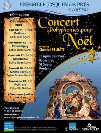Ensemble Josquin des Prés – Polyphonies pour NOEL CHATELLERAULT – Eglise Saint Jean Baptiste samedi 18 décembre 2021 - Unidivers