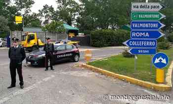 Ubriaco alla guida aggredisce i carabinieri: follia vicino Colleferro - Monti Prenestini