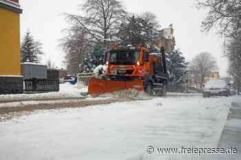 Hoher Krankenstand: Winterdienst eingeschränkt - Freie Presse