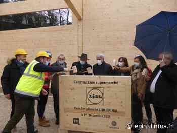 Première planche du futur Lidl, rue d'Alsace à Epinal - Epinal infos - Epinal Infos