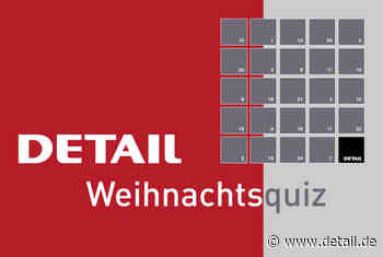 Weihnachtsquiz 2021 - DETAIL.de - das Architektur und Bau-Portal