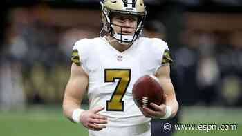 Source: Hill to start at QB for Saints; Kamara iffy