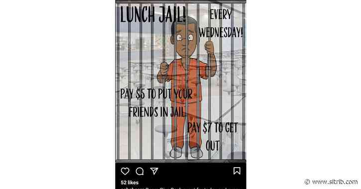 Utah high school promotes fundraising ‘jail event’ with image of a Black boy behind bars