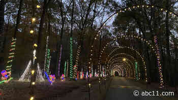 How to see holiday light displays at this year's 'Christmas in the Park' in Fayetteville