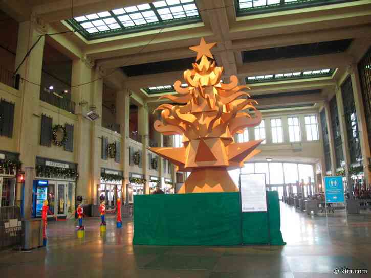 Photos: Cardboard Christmas tree display is the talk of New Jersey town
