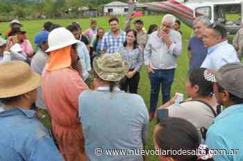 El Gobierno brinda asistencia a los parajes Los Naranjos y Río Blanquito - Nuevo Diario de Salta