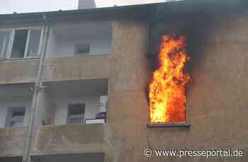 FW-E: Wohnungsbrand in einem Mehrfamilienhaus - Vier Personen über Drehleiter gerettet