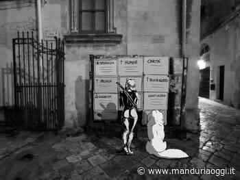 MANDURIA - In una efficace illustrazione di Carmela Gentile, il ritratto di una società in crisi, senza più valori - ManduriaOggi