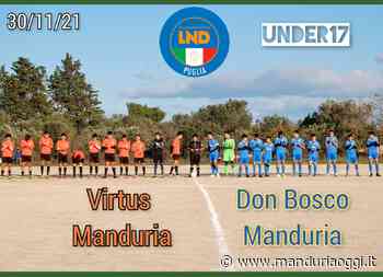 ALLIEVI PROVINCIALI Straordinaria rimonta della Virtus Manduria nel derby stracittadino con il Don Bosco Manduria: da 0-3 a 5-3 - ManduriaOggi