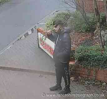 Police release CCTV after man seen flashing passers by in street
