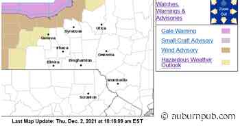 Wind advisory covers northern Cayuga County | Local News | Auburn, NY | Auburnpub.com | auburnpub.com - Auburn Citizen