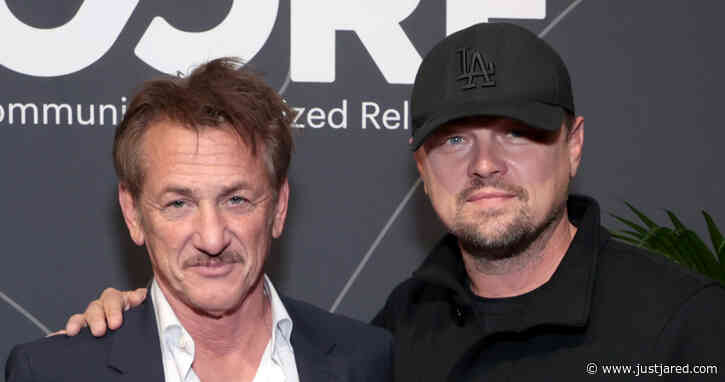 Leonardo DiCaprio Supports Sean Penn at His CORE Fundraiser