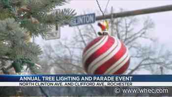 North Clinton Avenue neighbors celebrate 23rd annual Christmas tree lighting and parade