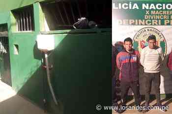 Juliaca: Traficantes de drogas fugan de calabozo forzando rejas de una ventana - Los Andes Perú