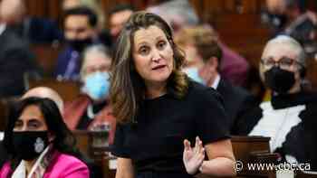Freeland to deliver fiscal update Dec. 14 amid B.C. flooding, U.S. trade woes, record inflation