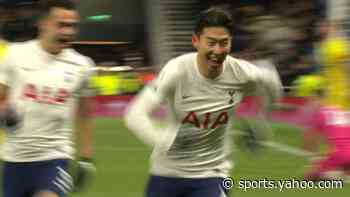 Son grabs two-goal Tottenham cushion v. Brentford