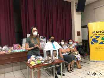 Iglesia de Jesucristo de los Santos Últimos Días dona productos tejidos a Gotita Roja para ser comercializados en favor de los niños con cáncer - eju.tv